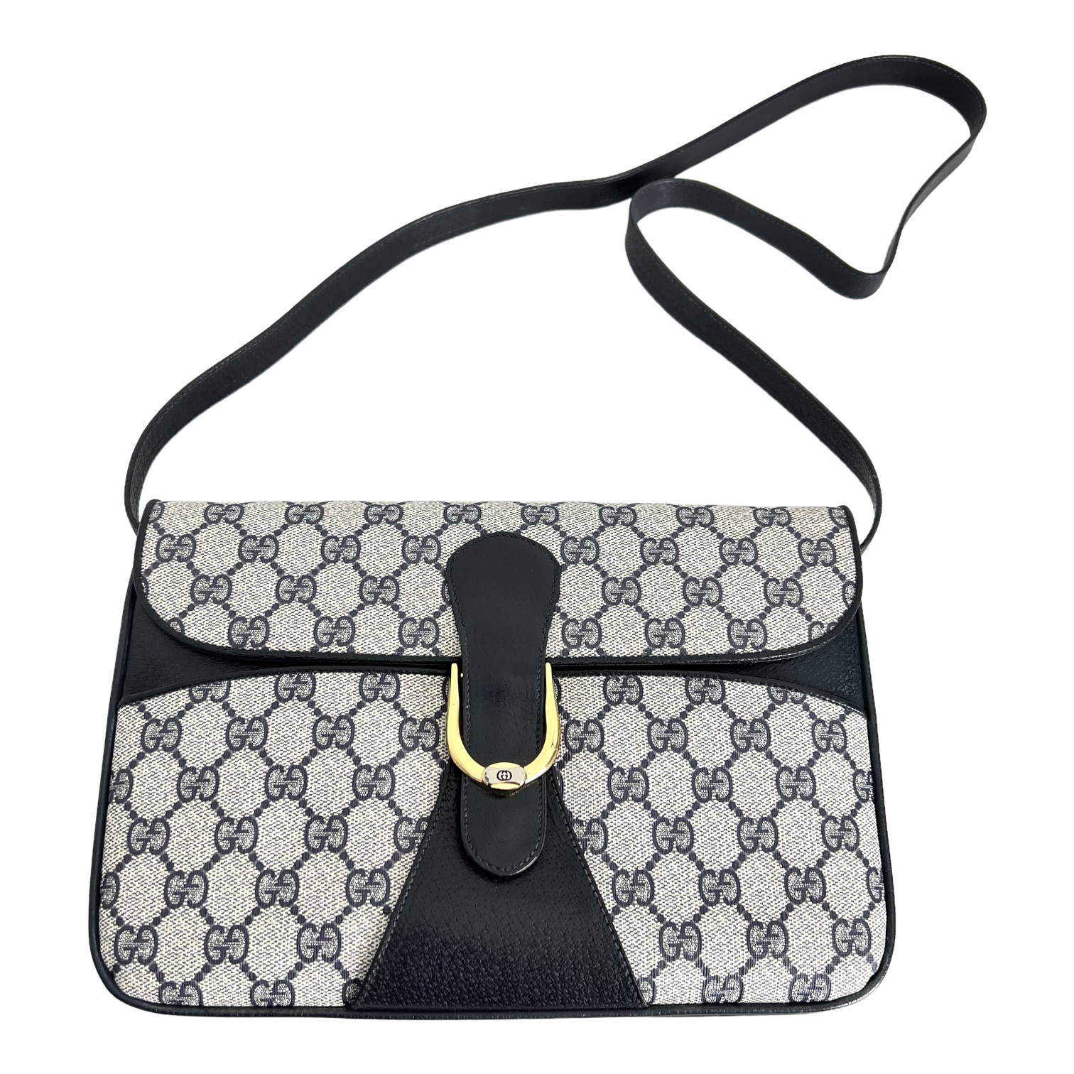 GG Web Supreme Navy Crossbody