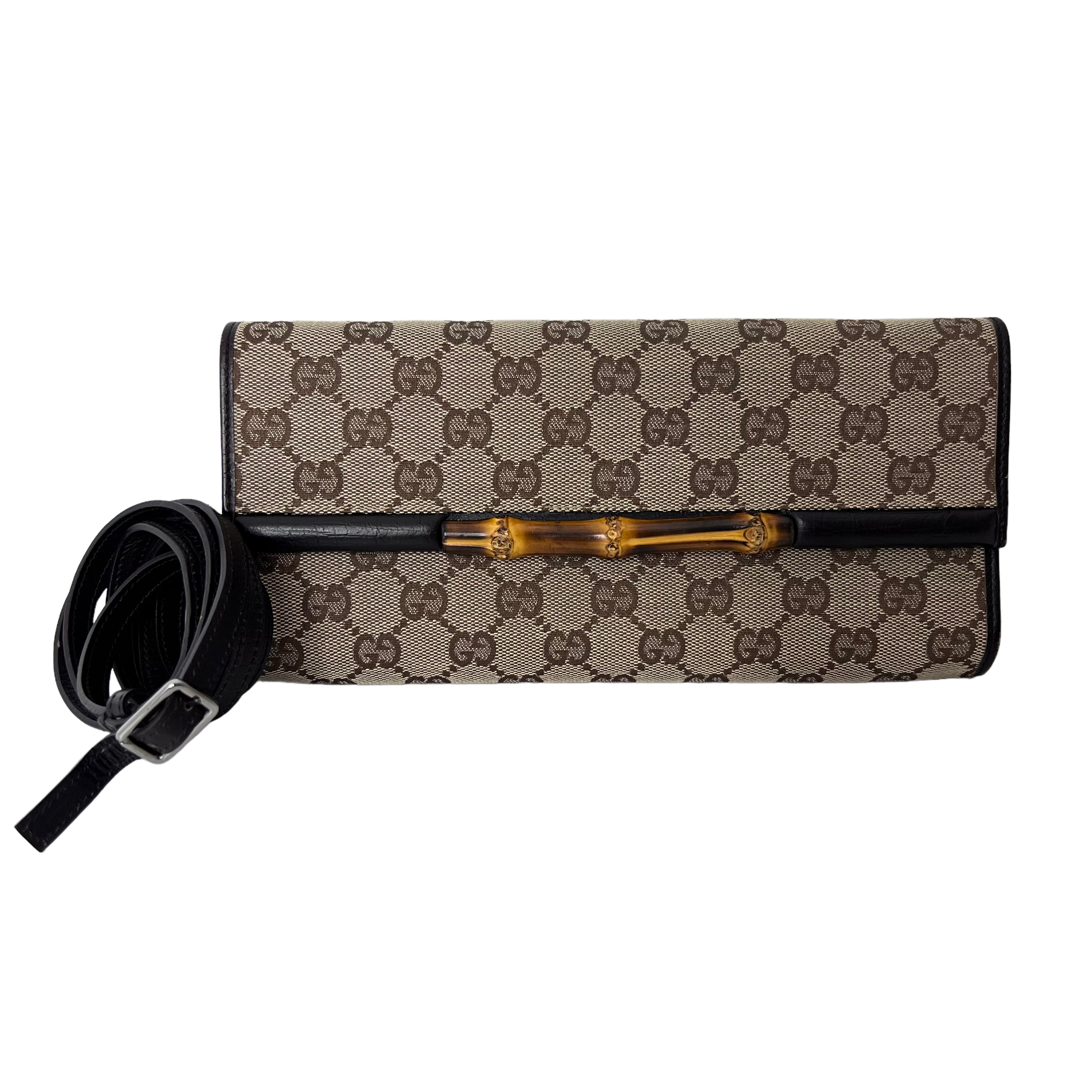GG Canvas Bamboo Bar Crossbody