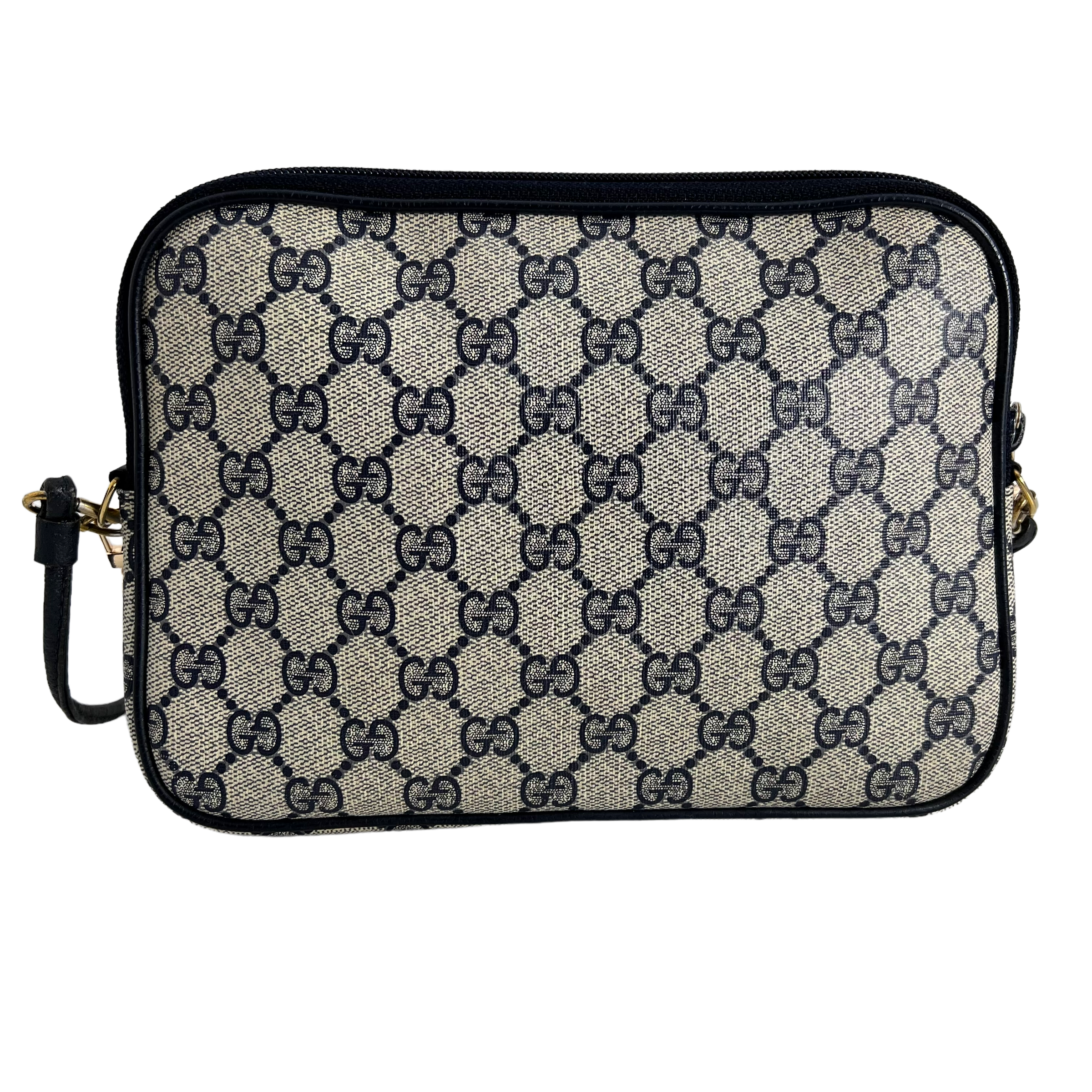 Navy GG Supreme Crossbody