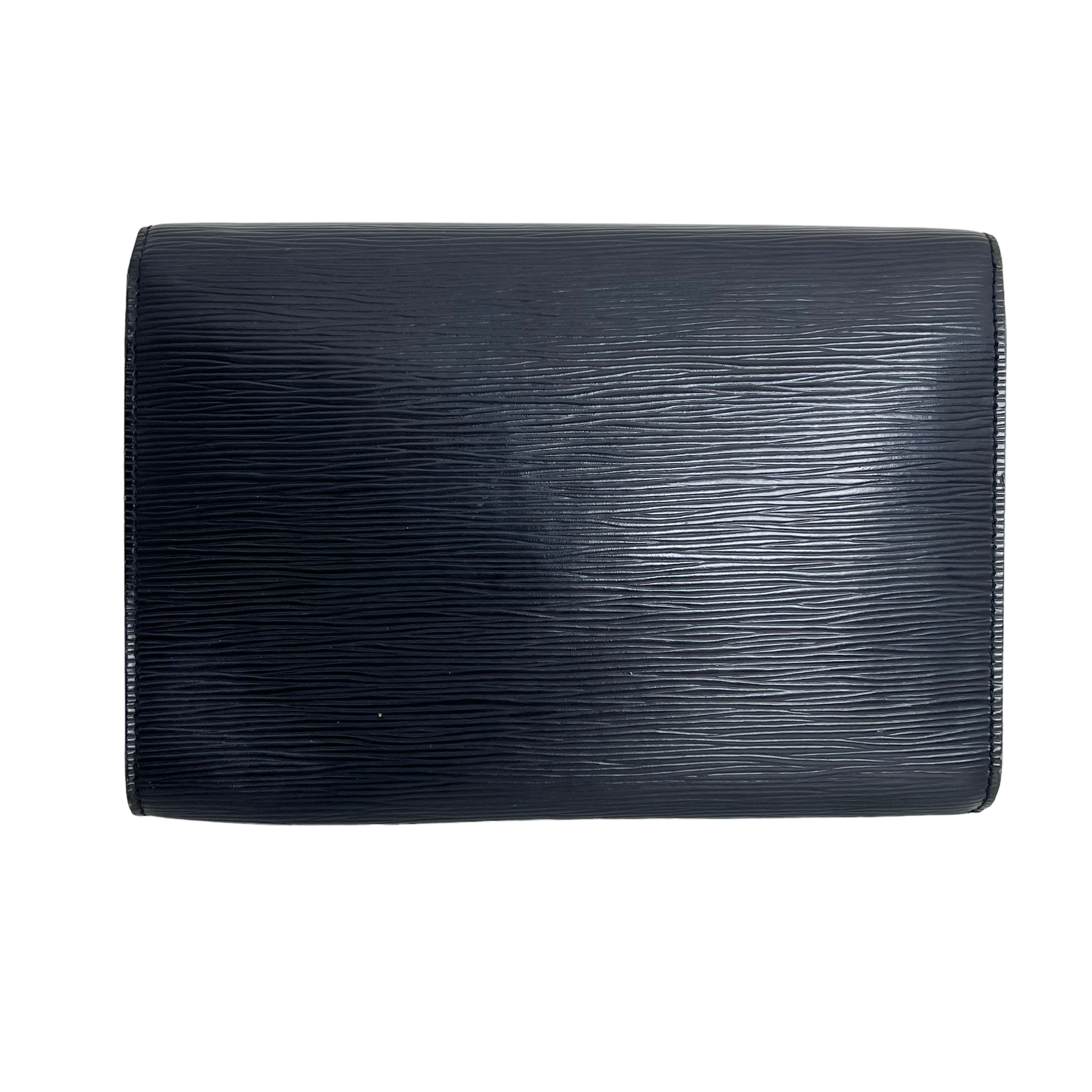 Black Epi Archie Clutch Bag
