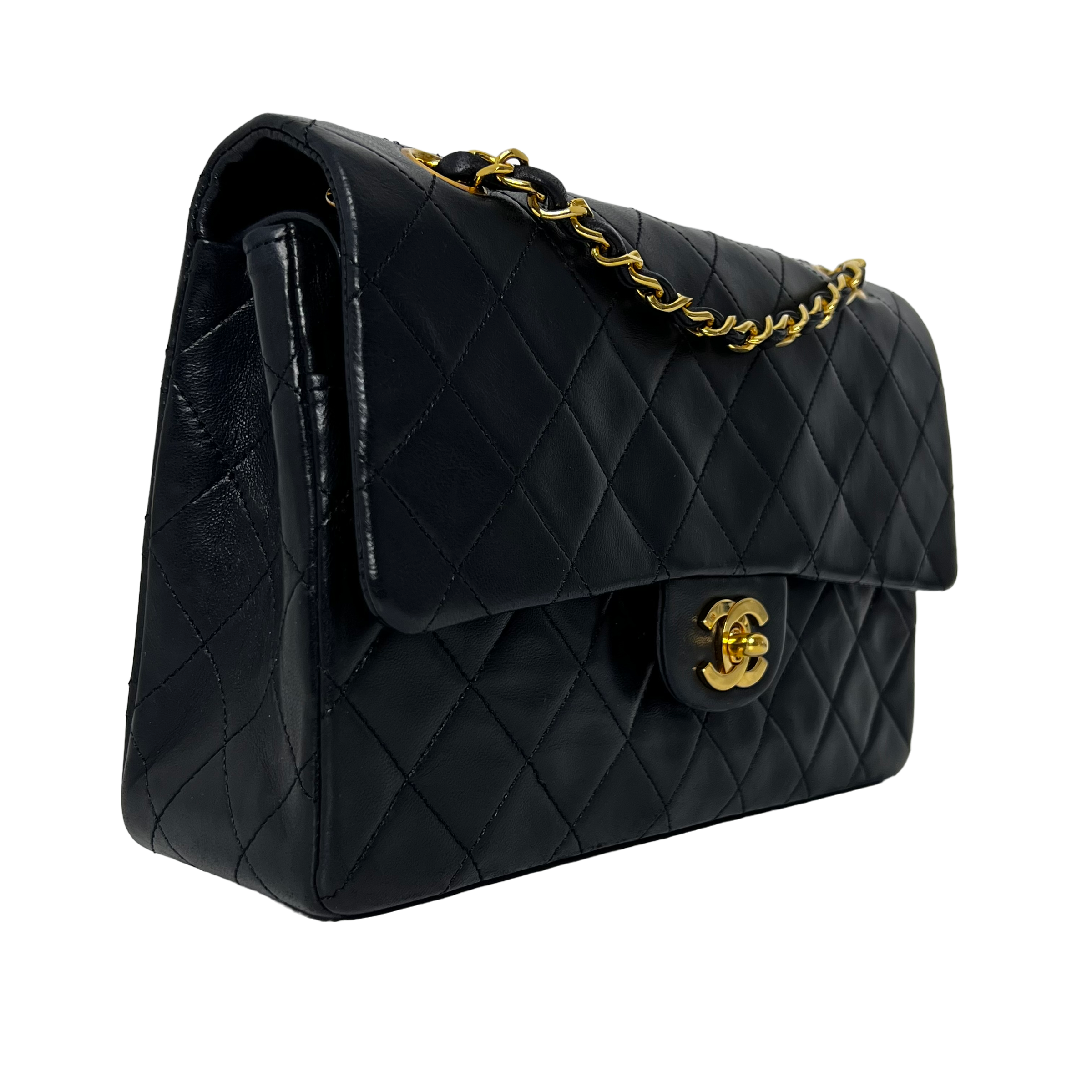Vintage Medium Classic Double Flap