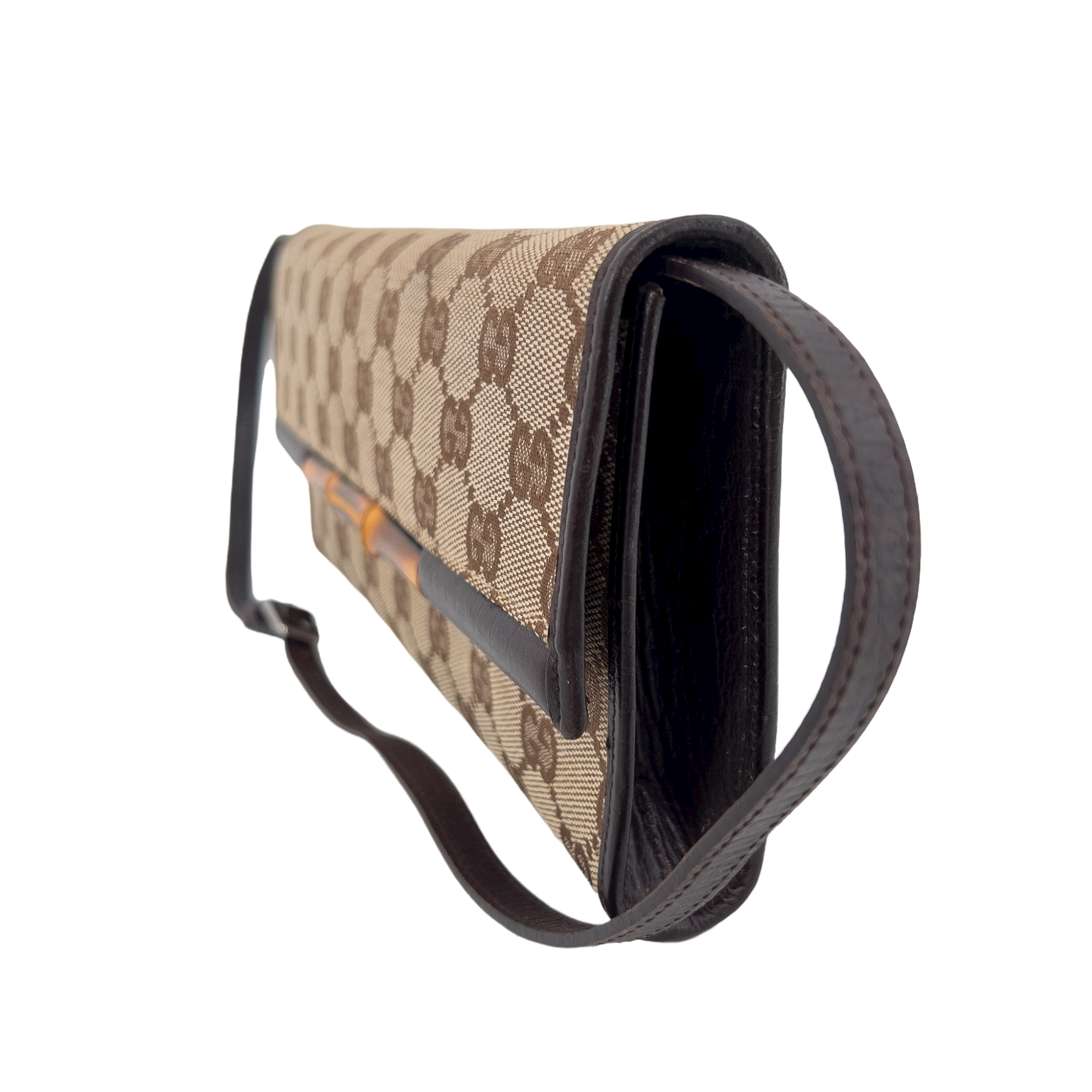 GG Canvas Bamboo Bar Crossbody