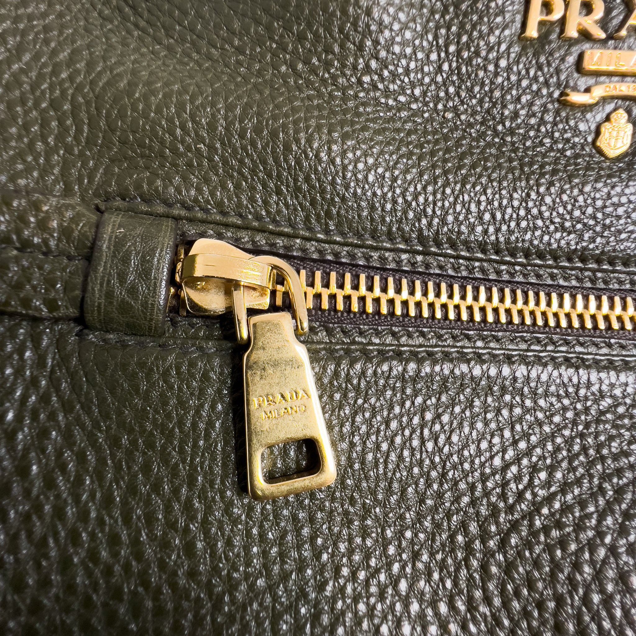 Hunter Green Vitello Daino Bag