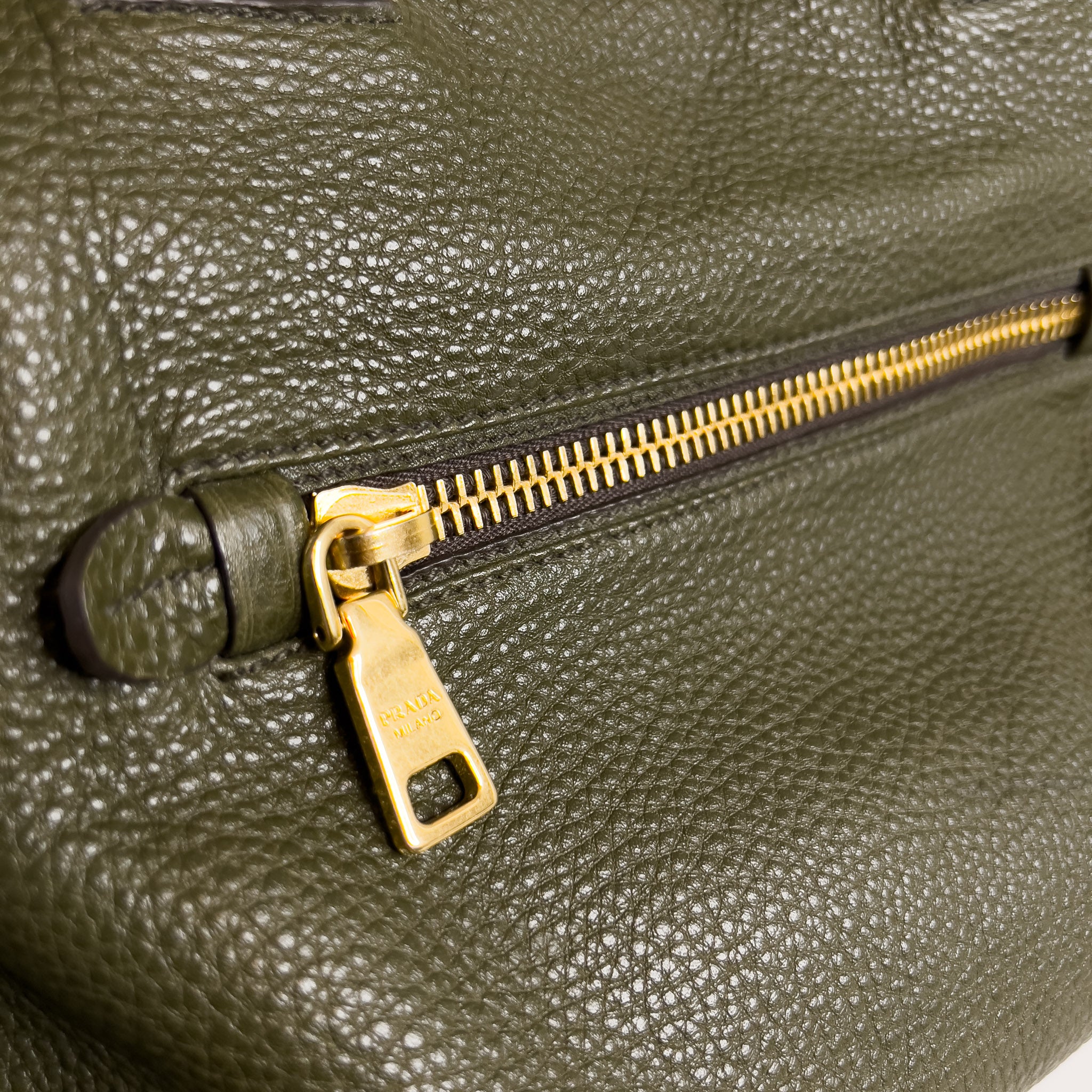 Hunter Green Vitello Daino Bag