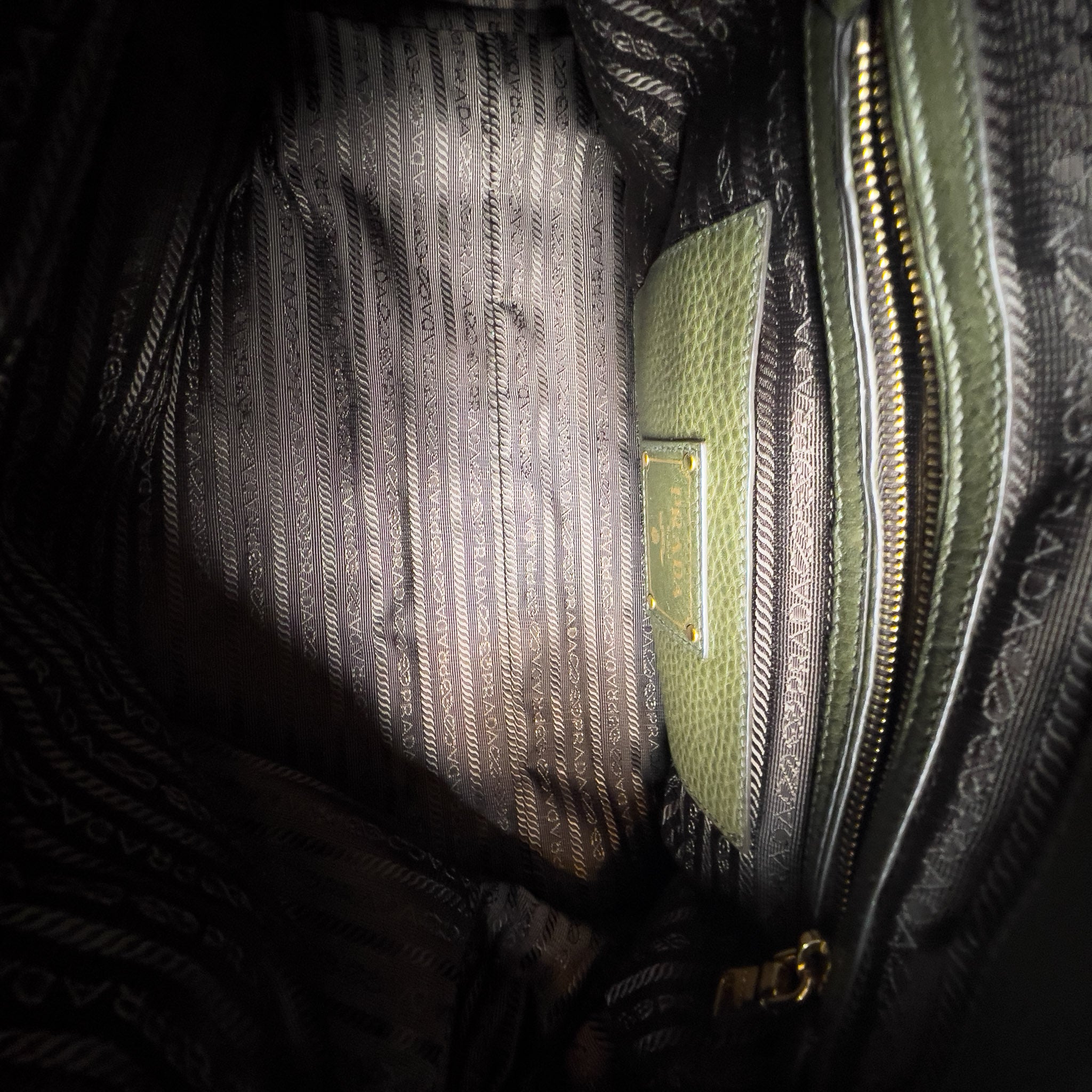 Hunter Green Vitello Daino Bag